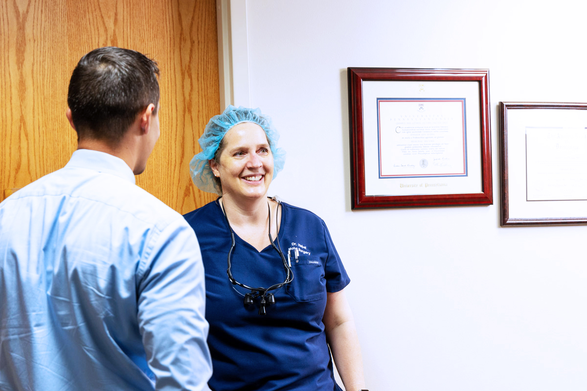 Mohs Micrographic Surgery At Dermatology Associates of Lancaster, Dr. Jeanette L. Hebel has earned the highest degree of Mohs surgery qualification by completing an American College of Mohs Surgery approved fellowship.