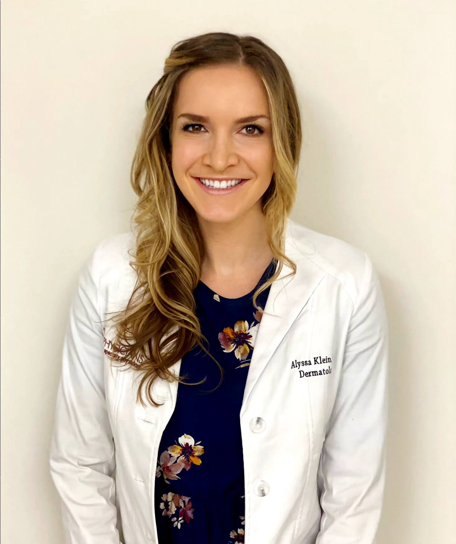 Dermatology Associates of Lancaster is thrilled</p>
<p>to welcome Dr. Alyssa Klein